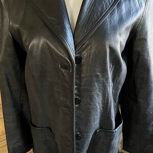 The Territory Ahead Leather Blazer